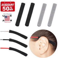 2PC Antislip Elastic Comfort Eyeglasses Temple Tips Sleeve Eyeglass Ear Cushions