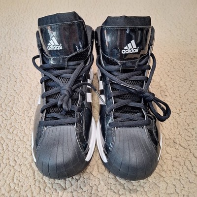 Adidas Pro Model 2G Mid Men s Basketball Sneakers Black/White Size 10.5