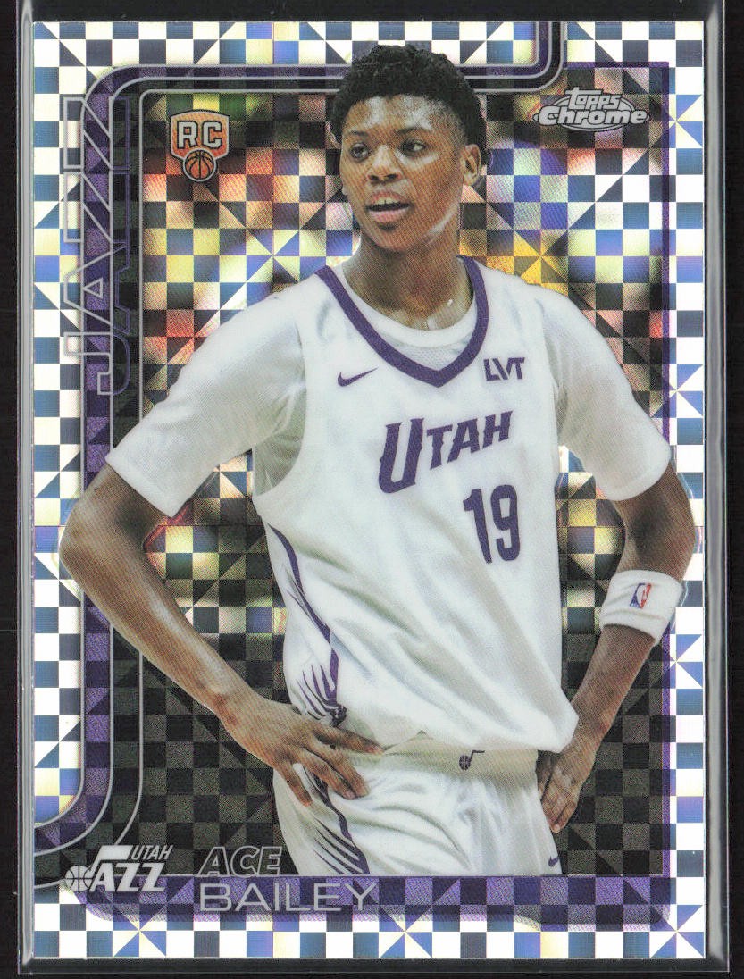 2025-26 Topps Chrome #255 Ace Bailey X-Fractor