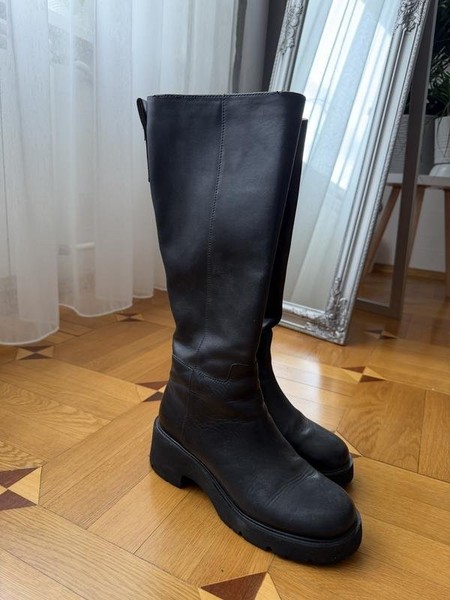 Women Camper Boots Black Leather 39 #XV1