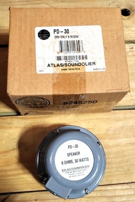 ATLAS PD-30, 4.5'' x 4.5'', 30W, 8 Ohm, Gray, Horn Speaker Compression Driver, 1pc