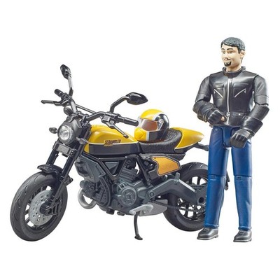 1/16 Scrambler Ducati Full Throttle with Driver by Bruder 63053