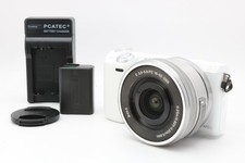  Near Mint Sony Alpha NEX-5T Mirrorless Digital Camera w/ 16-50mm Lens White 