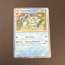 Vaporeon - 168 (Cosmos Holo) 168 Sv: Scarlet & Violet Promo Cards Holo