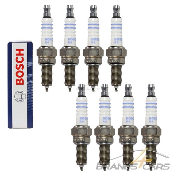 8X Bosch ZÜNdkerze Super FÜR Ferrari F355 Berlinetta F355 GTS NUR 3.5-image