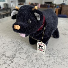 Vintage Roly Poly The Friendly Animated Calf Toy Angus 1983 Iwaya Corp