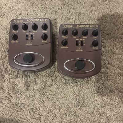 BEHRINGER V-Tone ADI21 Acoustic Modeler Driver DI lot of 2 untested 