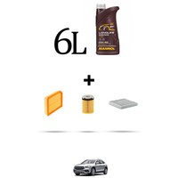 Hoffcar Set Service 3 Filter Und 6L ÖL FüR Mercedes Gla (H247) 35 AMG Hybrid