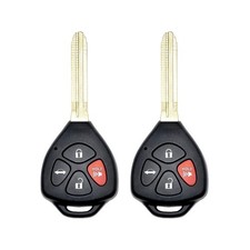 Key Fob Replacement - Fit For Toyota Camry 2007-2011 - 4 Button - 2PC Set
