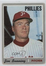 1970 Topps Jim Bunning #403 HOF 8sr