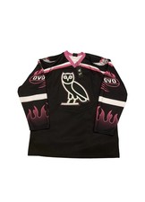 OVO X Bret “The Hitman” Hart Hockey Jersey Drake Size XL US DUTY FREE SHIPPING