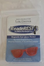 ReadeREST Magnetic Eyeglasses Or Badge Holder Lori Greiner Red Sunglasses Style