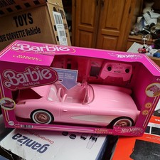 Hot Wheels RC Barbie Corvette Remote Control Car from Barbie: The Movie