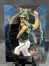 2023 Panini Select Blue Prizm Rollie Fingers #93 Oakland Athletics Card