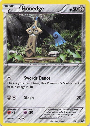 Honedge - Artist 5ban Graphics Holo Promo XY Promo XY12 LP