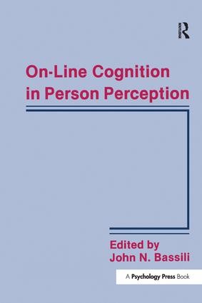 On-line Cognition in Person Perception