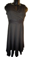 Fashion Collection Women's Black Elegant Fit & Flare Dress Size XL W004