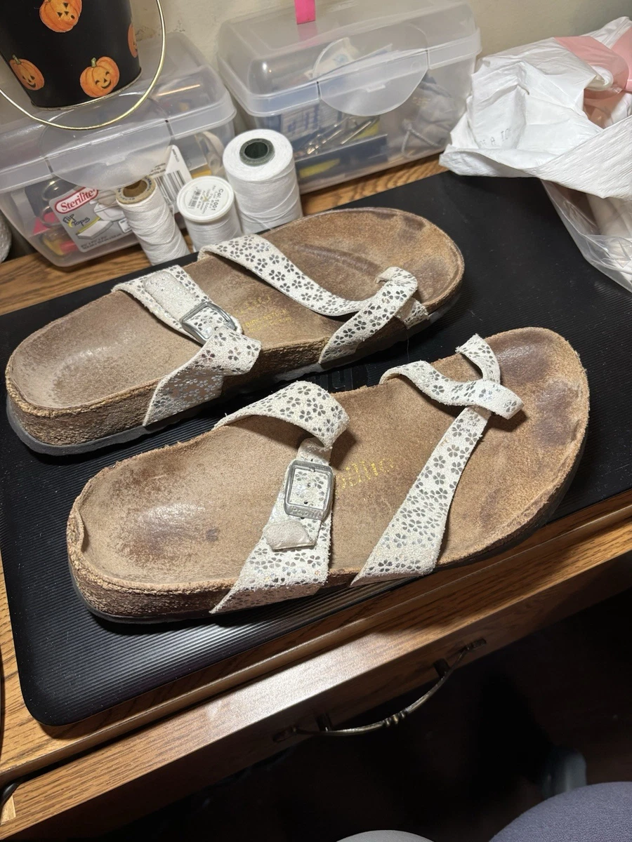 Birkenstock Silver Sandals for Women for sale | eBay