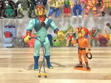 Thundercats Tygra & WilyKat 1985 LJN READ SEE PICS