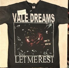 VALLEY Mens Black Vale Dreams Let Me Rest Gra...