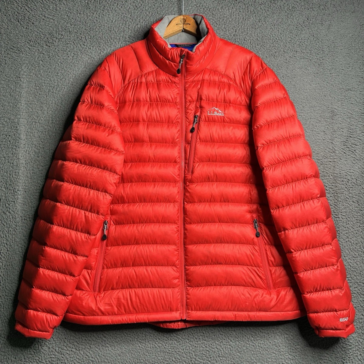 Vintage 80s LL Bean Goose Down Puffer Jacket Coat Mens XL Quilted 