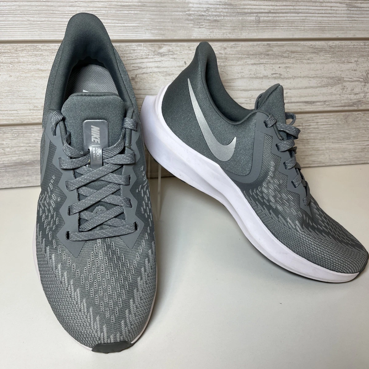 Nike Zoom Winflo 6 Shield AA1643-300 Men’s Running Shoes Size 7.5 Waterproof Amazon.com | NIKE Air Winflo Shield Lowman, Black Safety  main image 3