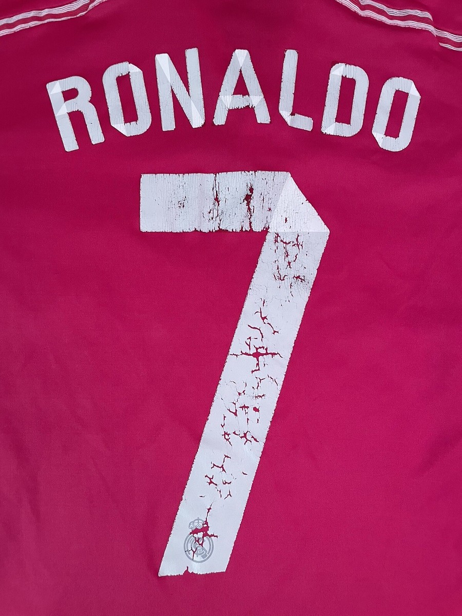 2014-2015 Adidas Authentic Real Madrid Cristiano Ronaldo Pink
