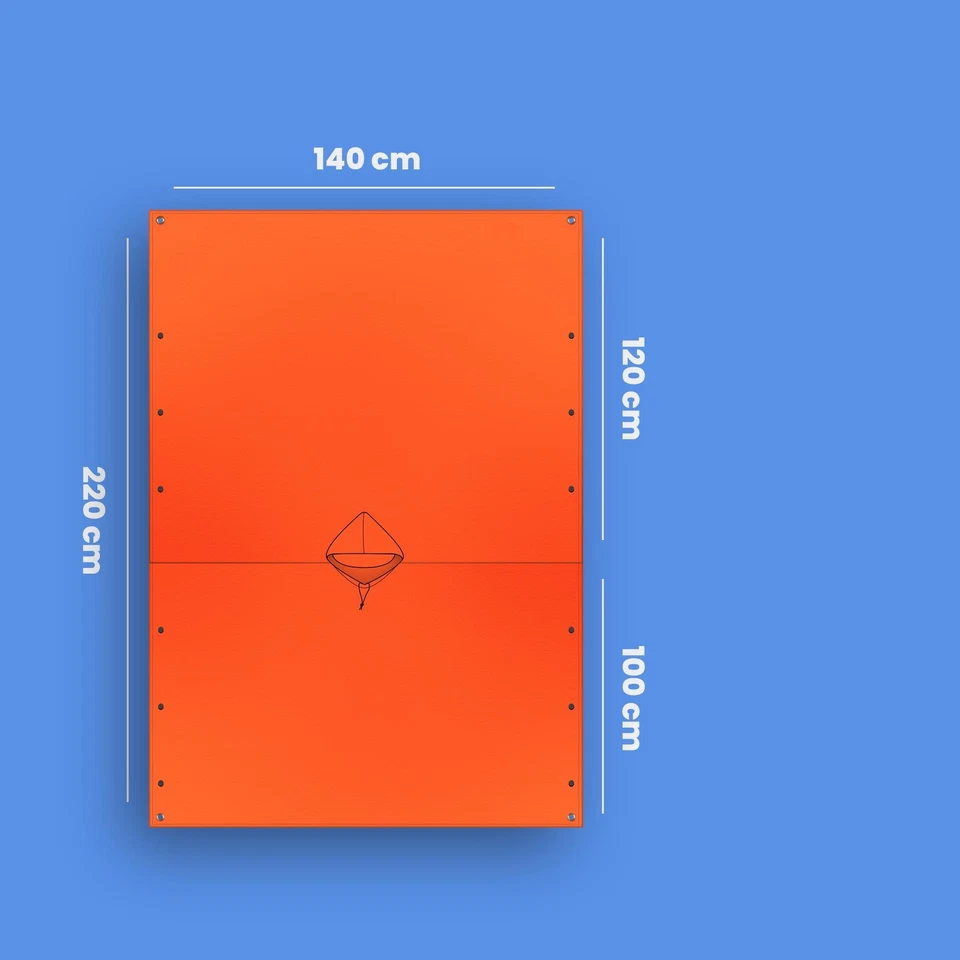 Regenschutz Regenponcho Regenjacke Camping Wandern Reiten  mit Kapuze hochwertig - Bild 3 von 4