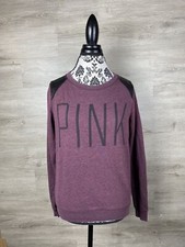 PINK by VICTORIA'S SECRET Graphic Purple Pullover Sweatshirt Women's Size XS