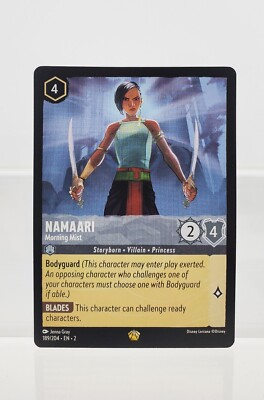 Disney Lorcana Namaari - Morning Mist 189/204 Rise of the Floodborn Legendary