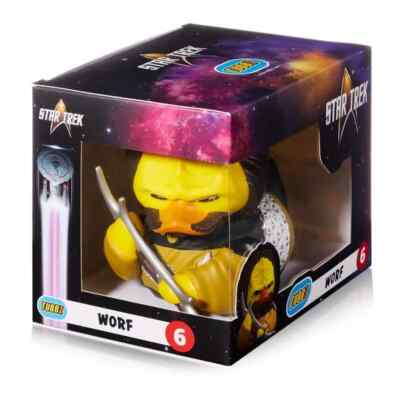 TUBBZ SAMMLERSTÜCK GUMMIENTE BOXED EDITION STAR TREK WORF SCI FI TV SHOW