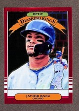 2019 Panini Donruss Optic Diamond Kings Red Pandora Prizm #22 Javier Baez /99
