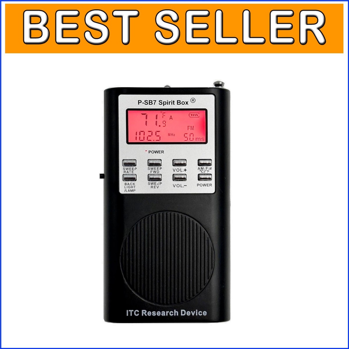 Registratore EVP Scanner Paranormale Spirit Box TAKH TB-1 Per Caccia Ai Fantasmi, Registratore EVP, Scanner FM/AM, Sweep Regolabile Scanner Radio Paranormale - Foto 11