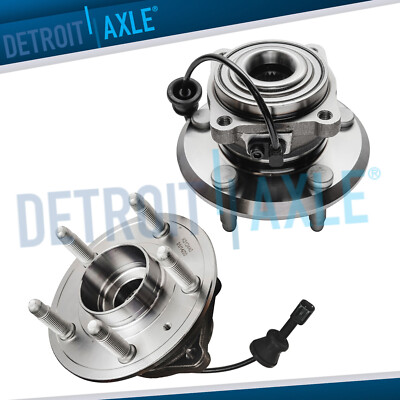 Pair Rear Wheel Bearing & Hubs for 2010-2017 Chevy Equinox GMC Terrain 2.4L 3.6L