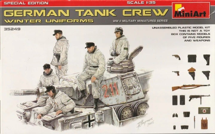 Miniart 35249 1:35th scale German Tank Crew Winter Uniforms (Special Edition)