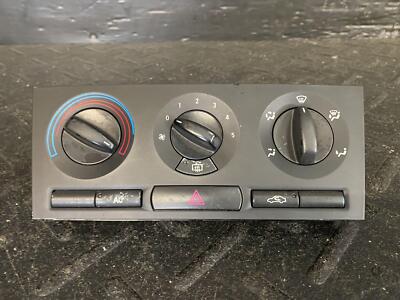 SAAB 9-3 エアコンコントロールユニット(ボタンは新品) 03-06 SAAB 9-3 SEDAN A/C AIR HEATER TEMPERATURE CLIMATE CONTROL