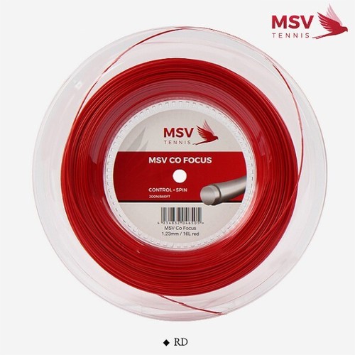 Racchetta da tennis MSV Co Focus 1,23 mm 16 L 200 m corda poli nuova con etichette - Foto 9 di 9