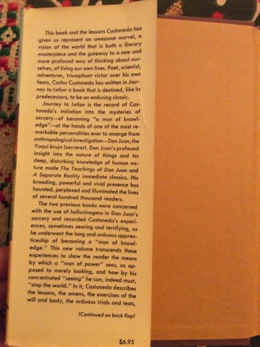 1st EDITION Journey to Ixtlan (1972) Carlos Castaneda Don Juan Yaqui Shaman - Imagen 2 de 8