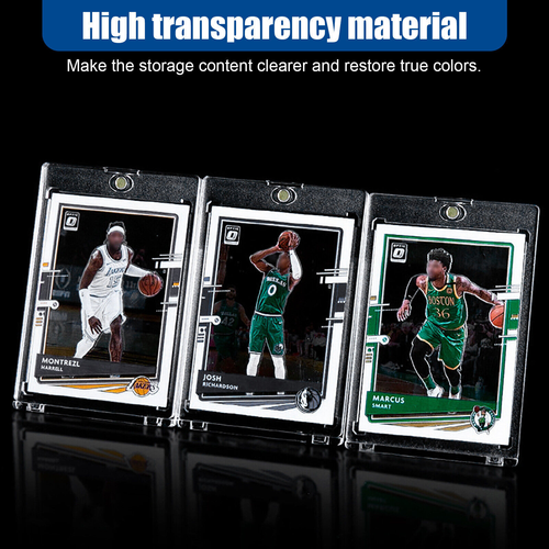 30 Pack Magnetic Trading Sports Card Holders 35pt One-Touch Hard UV Protection - Picture 5 of 21