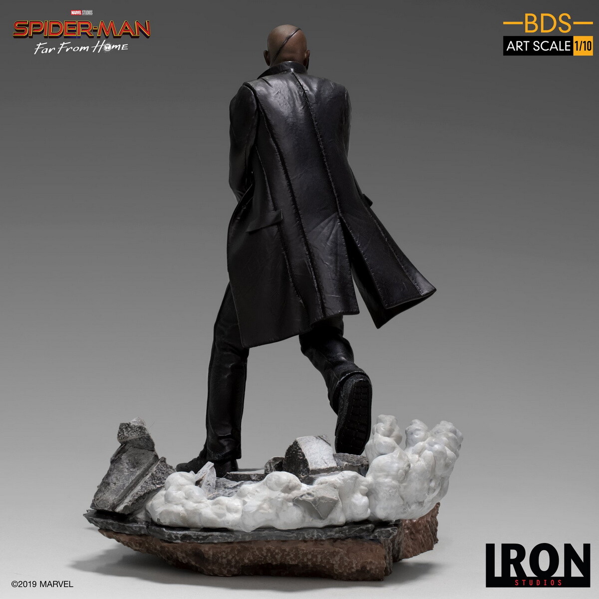 Iron Studios Spider-Man: Far From Home Nick Fury BDS Art Scale 1/10 Statue