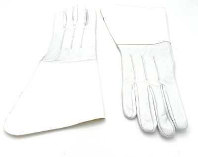 Handschuhe Leder Drum Majors Glover weiß R479