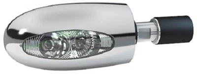 200-199 Kellermann LED Guidon Fin Clignotant Bl 1000 Chrome 1 Pièces - Photo 1/2
