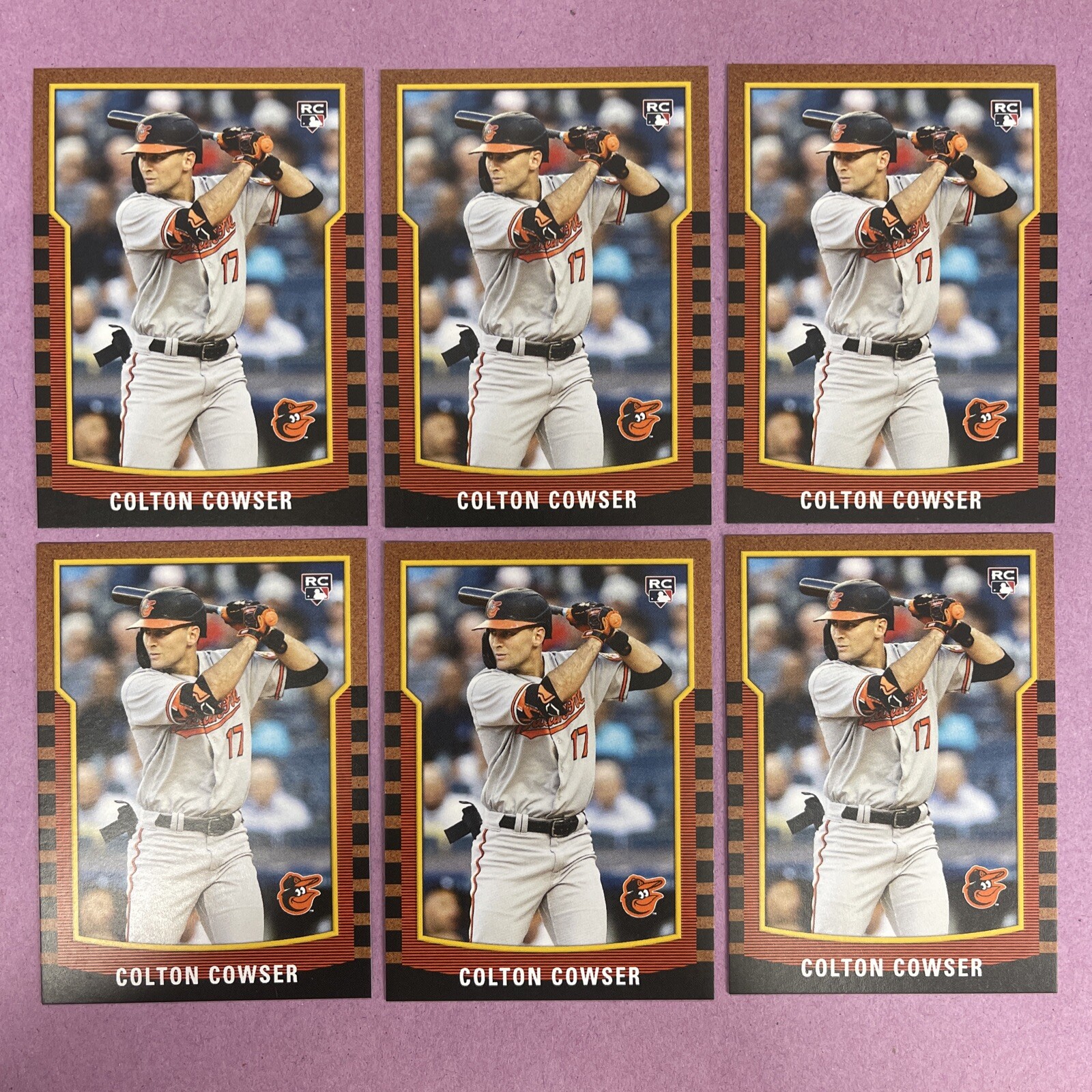 (6) 2024Topps TBT Colton Cowser #31 RC Rookie-THROWBACK THURSDAY LOT ORIOLES