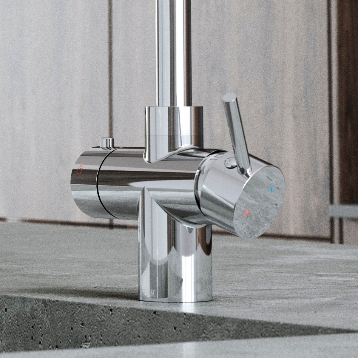 Bristan Kitchen Mixer Tap 3 in 1 Rapid Boiling Water Tank+ Filter Modern  Chrome 5014868056708 | eBay