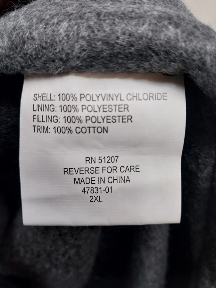 Jaqueta de chuva vintage Misty Harbor bronzeada forrada de lã feminina 2X encaixe frontal - Imagem 4 de 4