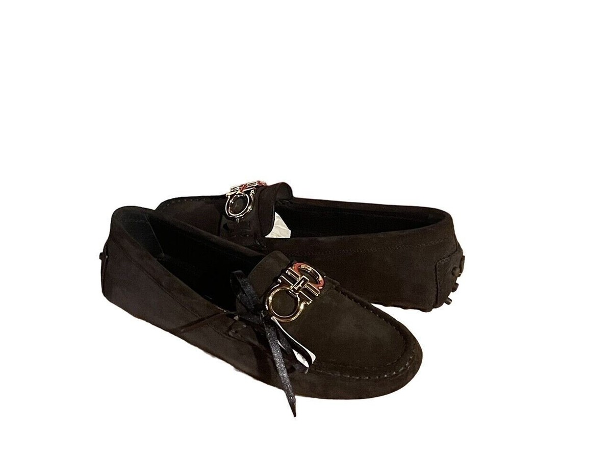 Womens Salvatore Ferragamo Gancini Exotic Leather Driver loafers 10.5 Salvatore Ferragamo + Rolo Reversible Gancini Loafers main image 2