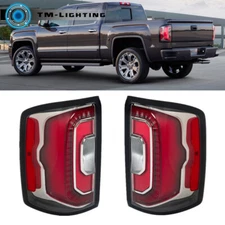 Tail Light Left&Right Side For 2016-2018 GMC Sierra Pair Rear Brake Lamp LED