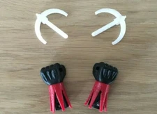 2 Poings 2 haches Goldorak 13cm Shogun  warrior Jumbo Goldrake 