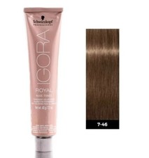 Schwarzkopf Royal Igora Nude Tones Hair Color 7-46 Medium Blonde Beige Chocolate