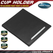 Center Console Cup Holder Roller Sliding Blind Cover for Volkswagen Passat CC